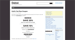 Desktop Screenshot of daissi.com